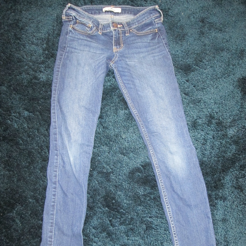 Hollister - Medium Wash Jeans Size 00S W23 X L29 - Picture 1 of 6
